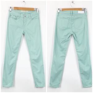 Big Star 25 Womens Mint Blue Skinny Denim Jeans